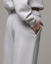 American Thrift Women's Straight Leg Trackpants Grey Heather