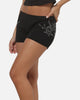 Ed Hardy Women's Silver Lining Mini Shorts Black