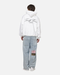 XXIII Script Hoodie White/Black