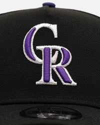 New Era Colorado Rockies 'On Field' 9FORTY A-Frame Snapback Official Team Color