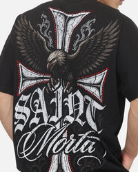 Saint Morta Liberty Boxy T-Shirt Vintage Black
