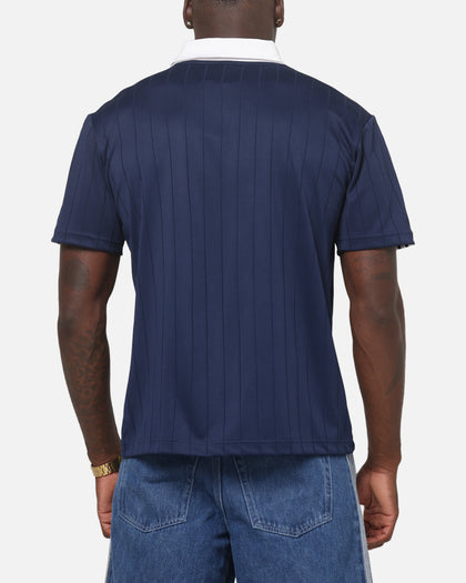 Adidas Drop Needle Pinstripe Jersey Night Indigo