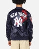 Pro Standard New York Yankees Roses Satin Jacket Navy