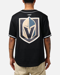 Pro Standard Las Vegas Golden Knights Mesh Button Up Jersey Black