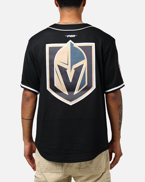 Pro Standard Las Vegas Golden Knights Mesh Button Up Jersey Black
