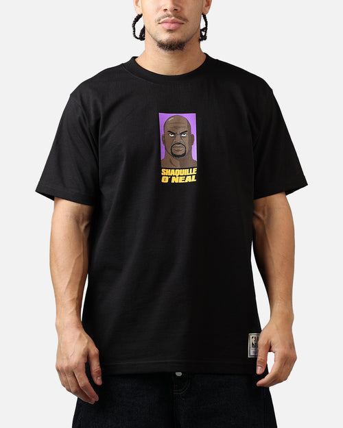 Mitchell & Ness Los Angeles Lakers Shaquille O'Neal Cartoon T-Shirt Black