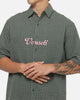 Vouseti Full Court Button Up Shirt Money Green Plaid
