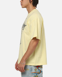Ed Hardy Trinity Rhinestone T-Shirt Butter Yellow