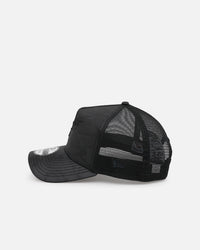 New Era Florida Marlins 'Camo' 9FORTY A-Frame Trucker Snapback Black
