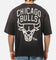 Mitchell & Ness Chicago Bulls Tape T-Shirt Black