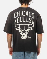 Mitchell & Ness Chicago Bulls Tape T-Shirt Black