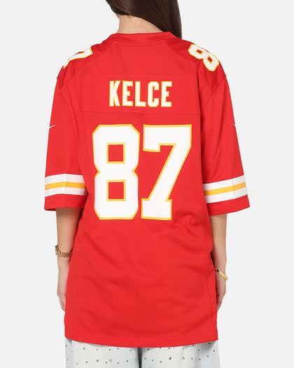 Nike Kansas City Chiefs Travis Kelce #87 Home Game NFL Jersey University Red