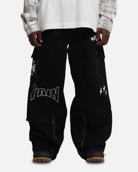 Loiter Sketch Utility Pants Washed Black