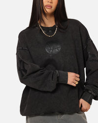 Pro Standard New York Yankees 'Wash Vanguard' Fleece Crewneck Washed Black