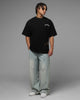 Loiter Hybrid Patch T-Shirt Black