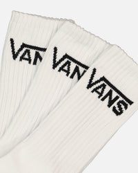Vans Classic Crewcut Socks 9.5-13 3 Pack White