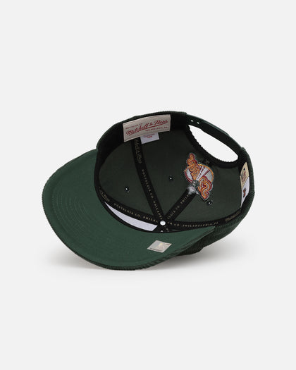Mitchell & Ness Seattle Sonics Stack Script Corduroy Snapback Green