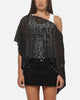 Ed Hardy Women's Knitted Poncho Black