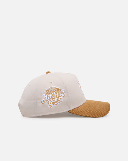 New Era Milwaukee Brewers 'Honey Pot' 9FORTY A-Frame Snapback Stone/Wheat