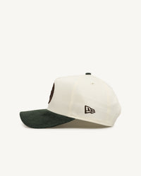 New Era Miami Dolphins 'Chrome White Green' Corduroy Visor 9FORTY A-Frame Snapback Chrome
