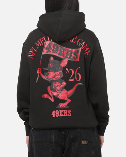 New Era San Francisco 49ers Kangaroo Flag Hoodie Black