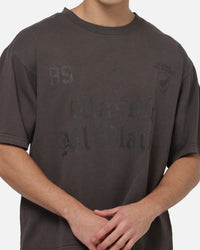 Mitchell & Ness All Black Box Fit T-Shirt Slate