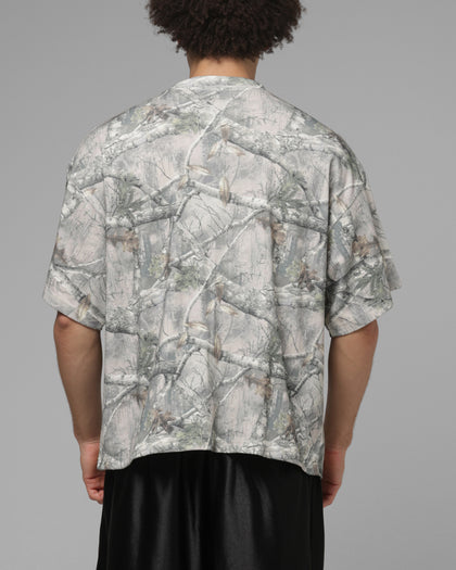 Loiter Script T-Shirt Hunter Camo