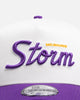 New Era Melbourne Storm 'Chrome Script' 9FORTY A-Frame Snapback Official Team Colour