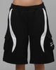 Loiter Hybrid Tek Cargo Shorts Black