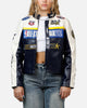 Pro Standard Women's NBA All-Stars Leather Jacket Eggshell/Midnight