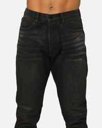 MNML Bootcut Waxed Jeans Black