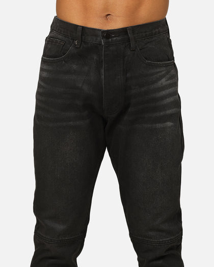 MNML Bootcut Waxed Jeans Black
