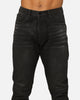MNML Bootcut Waxed Jeans Black