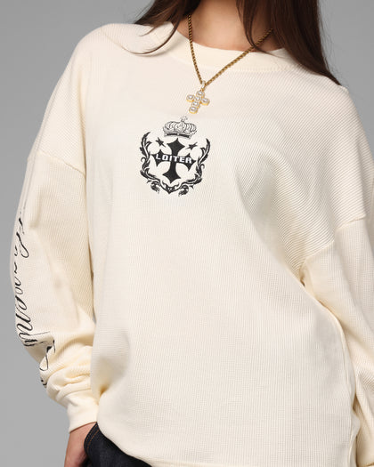 Loiter Purity Thermal Long Sleeve T-Shirt Off White