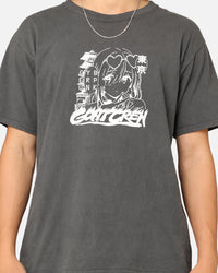 73Studio UWU Girl T-Shirt Off Black