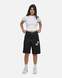 Carre x Disney M&F Denim Jorts Raw Indigo