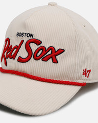 47 Brand Boston Red Sox 'Natural Script' Premium Hitch Corduroy Snapback Natural
