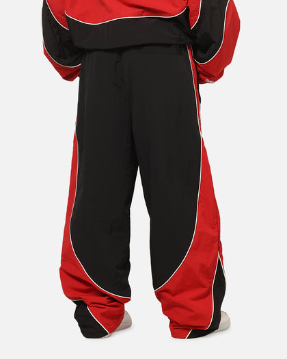 Mitchell & Ness Chicago Bulls Nylon Tracksuit Pants Black/Red