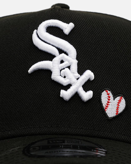 New Era Chicago White Sox 'Baseball Hearts' 9FORTY A-Frame Snapback Official Team Color