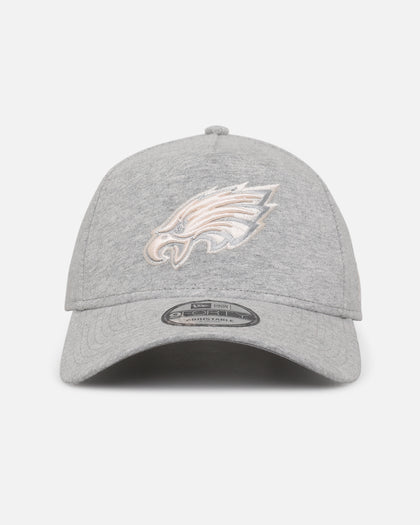 New Era Philadelphia Eagles 'Cozy' 9FORTY A-Frame Strapback Heather Grey
