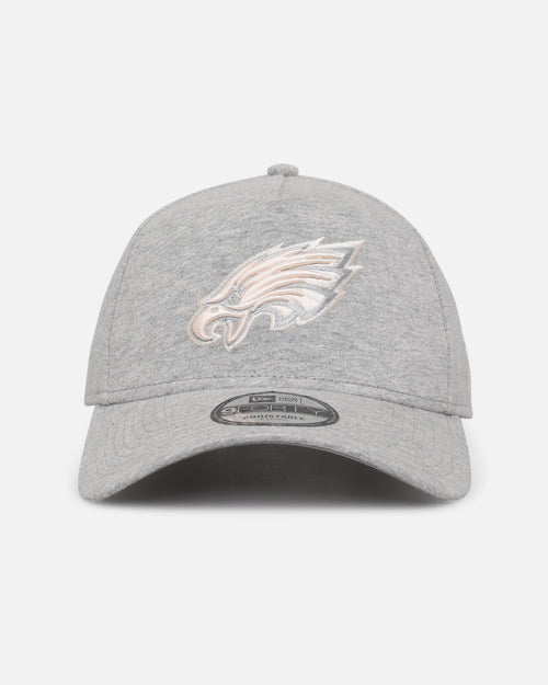 New Era Philadelphia Eagles 'Cozy' 9FORTY A-Frame Strapback Heather Grey