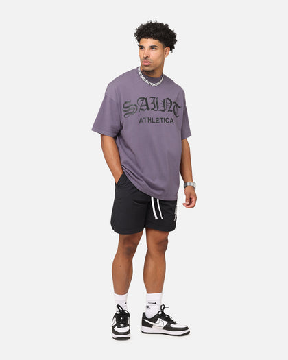 Saint Morta Saint Athletica Boxy T-Shirt Purple