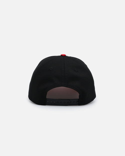 New Era Oakland Athletics 'Satin Scarlet' 9FORTY A-Frame Snapback Black/Scarlet