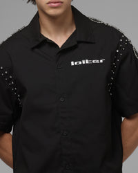 Loiter Rodeo Button Up Shirt Black