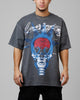 Loiter Brain Rot Vintage T-Shirt Charcoal