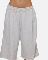 Adidas Originals Long Sweat Shorts Light Grey
