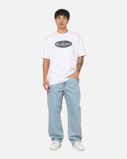 Carre Plaid Oval T-Shirt White