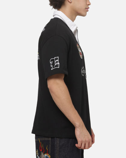Loiter Hardy League Polo T-Shirt Black