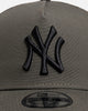 New Era New York Yankees "Moss Canvas" 9Forty A-Frame Snapback Dark Green