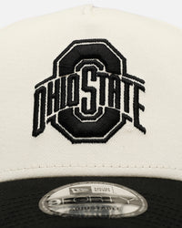 New Era Ohio State Buckeyes 'Easy Chrome Black' 9FORTY A-Frame Snapback Chrome/Black